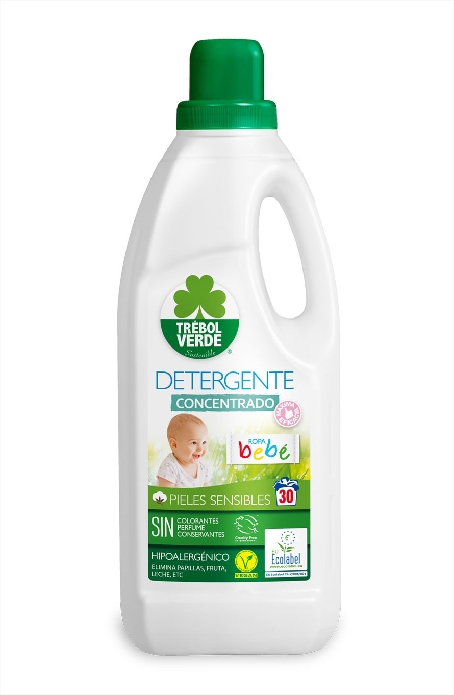 Irónico Describir Peatonal Detergente ecológico concentrado ropa bebé - Trebol Verde